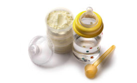 baby bottle and formula