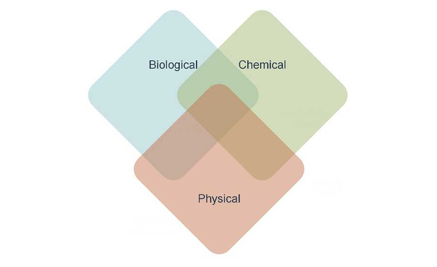 Three Hazards Traditionally Included in Food Safety Hazard Analysis