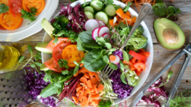 colorful bowl of salad