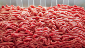 ground beef close up